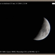 První fotografie Měsíce, SW 80/400, projekce PL 25 mm (na ten datum moc nekoukat:D)