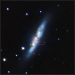M 82, SN2014J - detail, oznaeno (sub 2min/1hod 36min, DF)